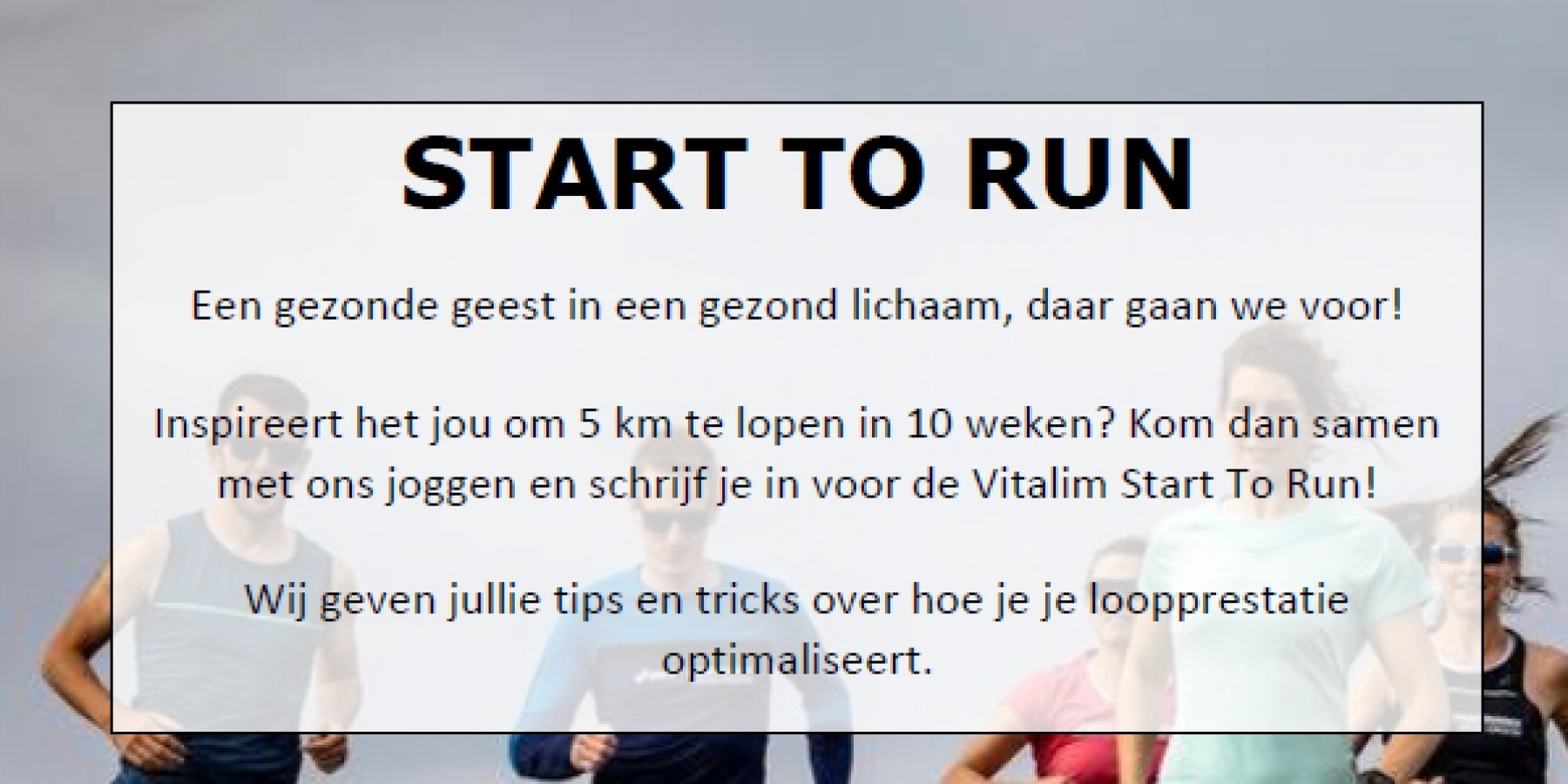 Start to run